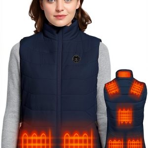 Womens Heated Vest Smart Controller Slim Fit Winter Wear-0
