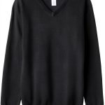 Amazon Essentials Kids Cotton V-Neck Sweater Lightweight-0