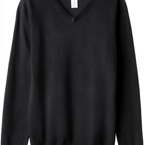 Amazon Essentials Kids Cotton V-Neck Sweater Lightweight-0