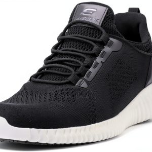Skechers Slip Resistant Work Shoes Mens Comfort Knit-0