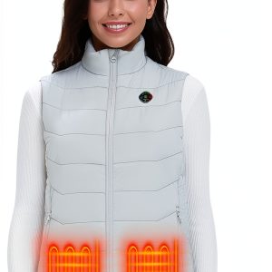 KOVNLO Womens Heated Jacket Smart Controller Waterproof-0