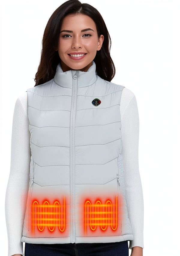 KOVNLO Womens Heated Jacket Smart Controller Waterproof-0