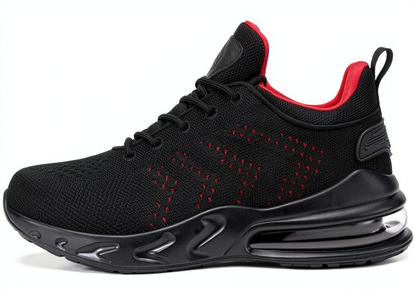 Skechers Work Shoes Slip Resistant Waterproof Mens Black-4