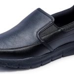 Skechers Slip Resistant Work Shoes Men Memory Foam Black-0