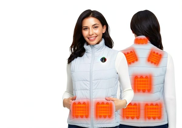 KOVNLO Womens Heated Jacket Smart Controller Waterproof-3