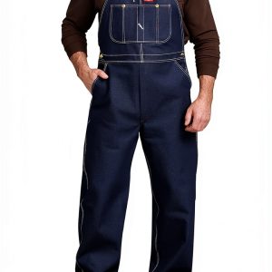 Dickies Men’s Denim Overalls 100% Cotton Workwear-0