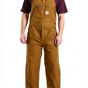 Carhartt Men's Work Overalls 12oz Cotton Insulated-0
