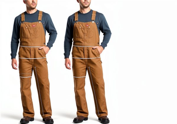 Dickies Work Overalls Indigo Denim 100% Cotton-6