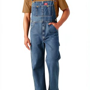 Dickies Work Overalls Indigo Denim 100% Cotton-0
