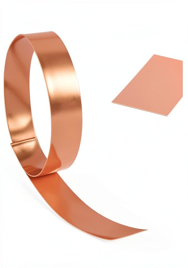 Uxney Copper Sheet Roll 1mm Thick 50mm Wide 1000mm Length Premium-1