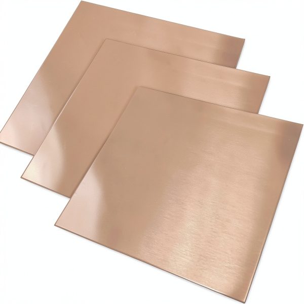 Copper Sheets Diycoming 3pcs Mixed Sizes 1.0x100x100mm Pack-3