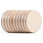 Copper Round Plate MECCANIXITY Pure T2 Copper Sheet 0.5x20mm-0