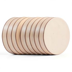 Copper Round Plate MECCANIXITY Pure T2 Copper Sheet 0.5x20mm-0