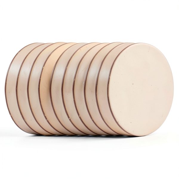 Copper Round Plate MECCANIXITY Pure T2 Copper Sheet 0.5x20mm-0