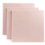 YullSorom Pure Copper Sheet 4x4in 0.5mm Double‑Sided Film Pack of 3-0