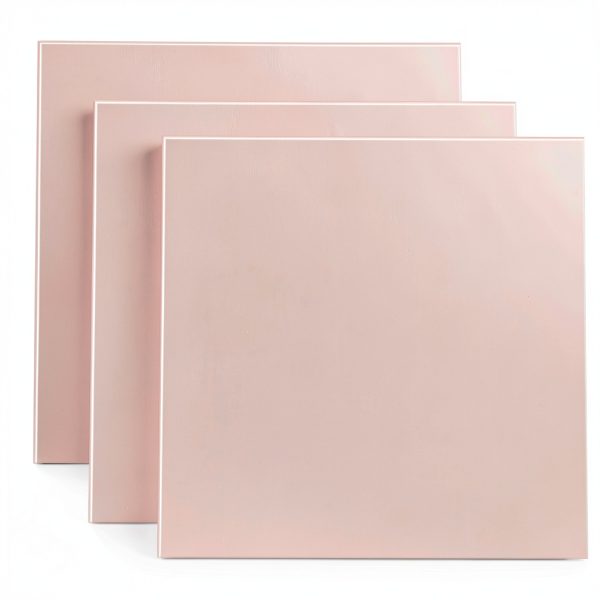 YullSorom Pure Copper Sheet 4x4in 0.5mm Double‑Sided Film Pack of 3-0
