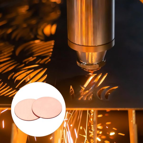 Copper Round Plate MECCANIXITY Pure T2 Copper Sheet 0.5x20mm-4