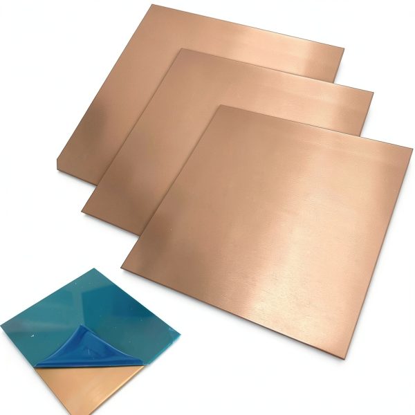 Copper Sheets Diycoming 3pcs Mixed Sizes 1.0x100x100mm Pack-0