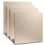 Copper Sheet 4Pcs 6x6 Inch 0.5mm 24 Gauge Metal Plate by ZOFORTY-0