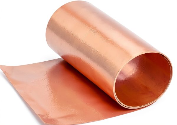 OLYCRAFT 35 Gauge Copper Roll High Purity Pure Copper 39x4 Inch Weather Proof Brass Sheet Coppered Foil Light Salmon Color Coppered Sheets for Mechanical Machining Mould Making Cutting Precision-0
