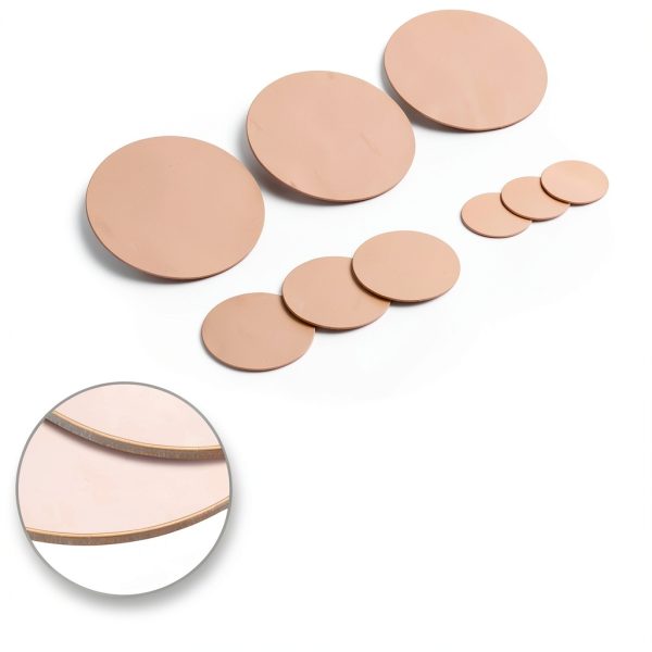 Copper Sheet 18pcs T2 Copper Plates Glarks 0.8/1.2/2 Inch 0.02 Inch-2